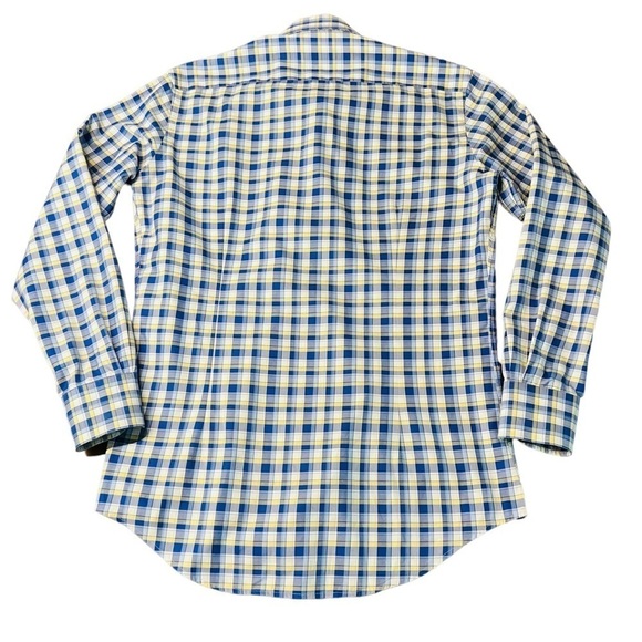 LEDBURY MENS LONG SLEEVE SLIM FITTED BUTTON DOWN SHIRT SIZE 15 1/2 - Picture 2 of 9